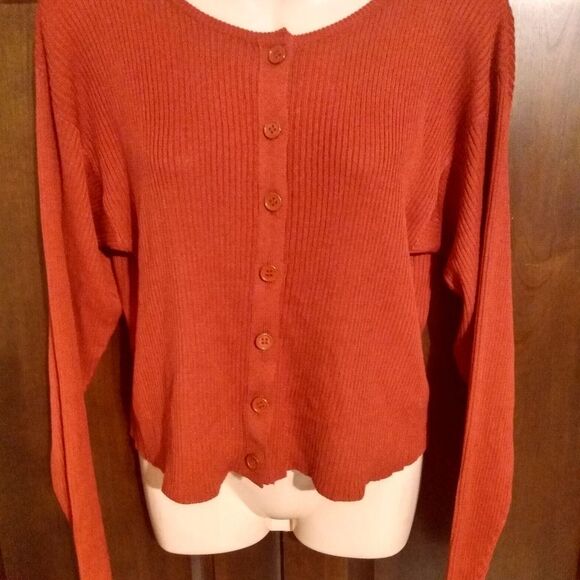 Sarah Chapman 100% Silk Button Up Cardigan - Picture 1 of 7